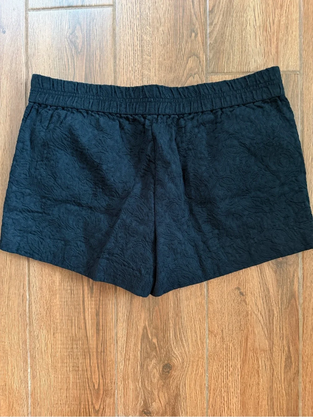 J. Crew Women’s Black Chino Twill Shorts Pull On Pockets Size 8